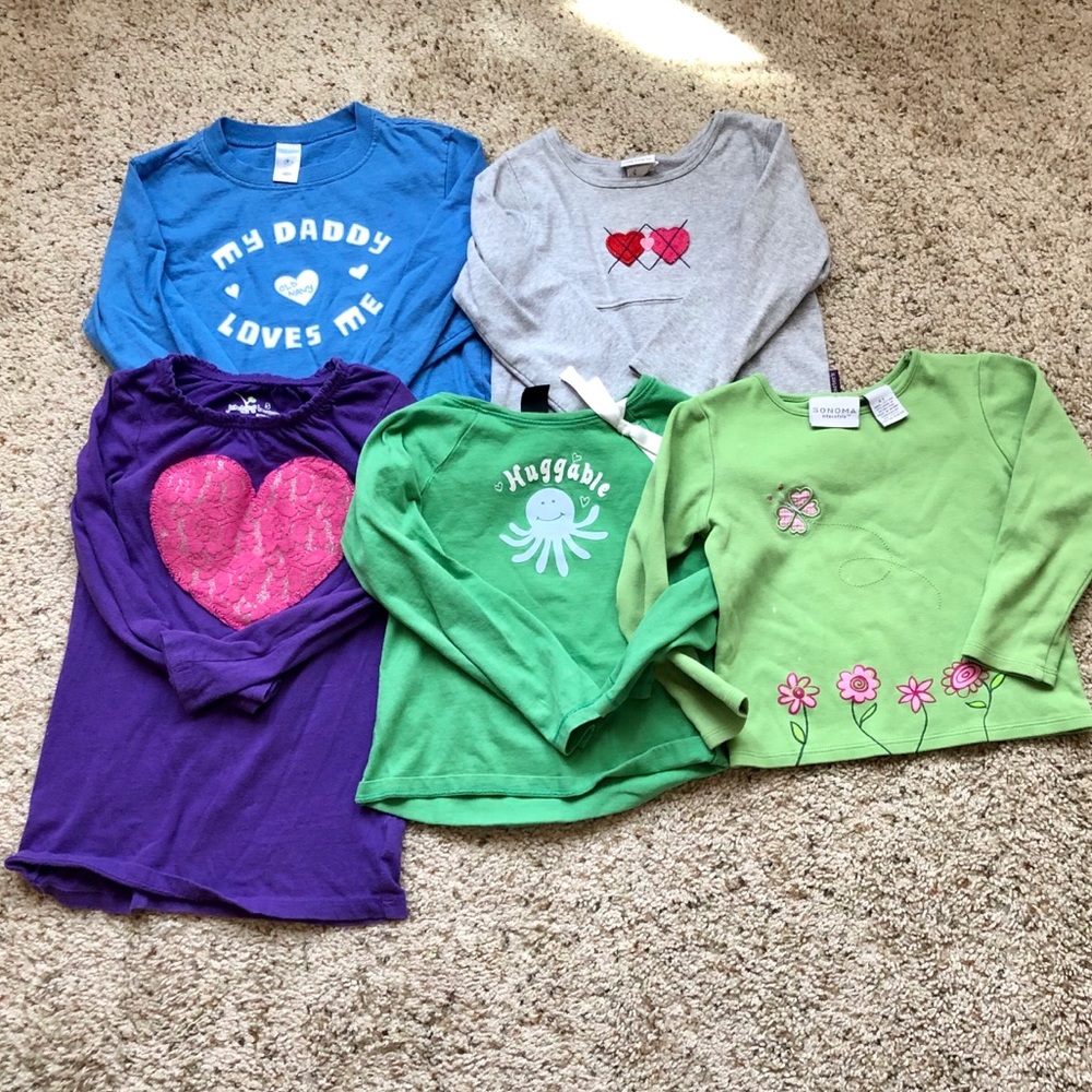 Bundle of 5 LS Tees